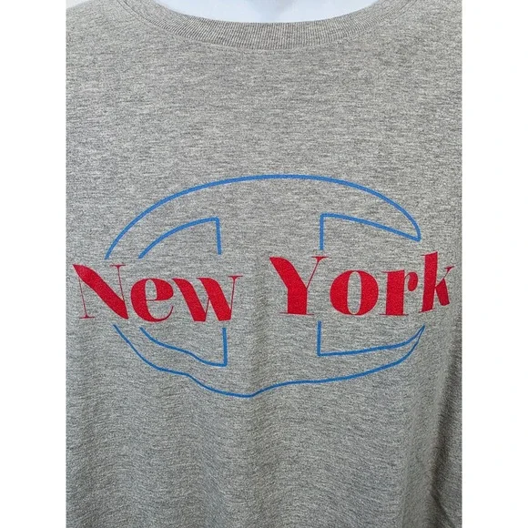 Champion New York Graphic T-Shirt Mens XL Gray Short Sleeve Athletic Tee Logo - Picture 3 of 7